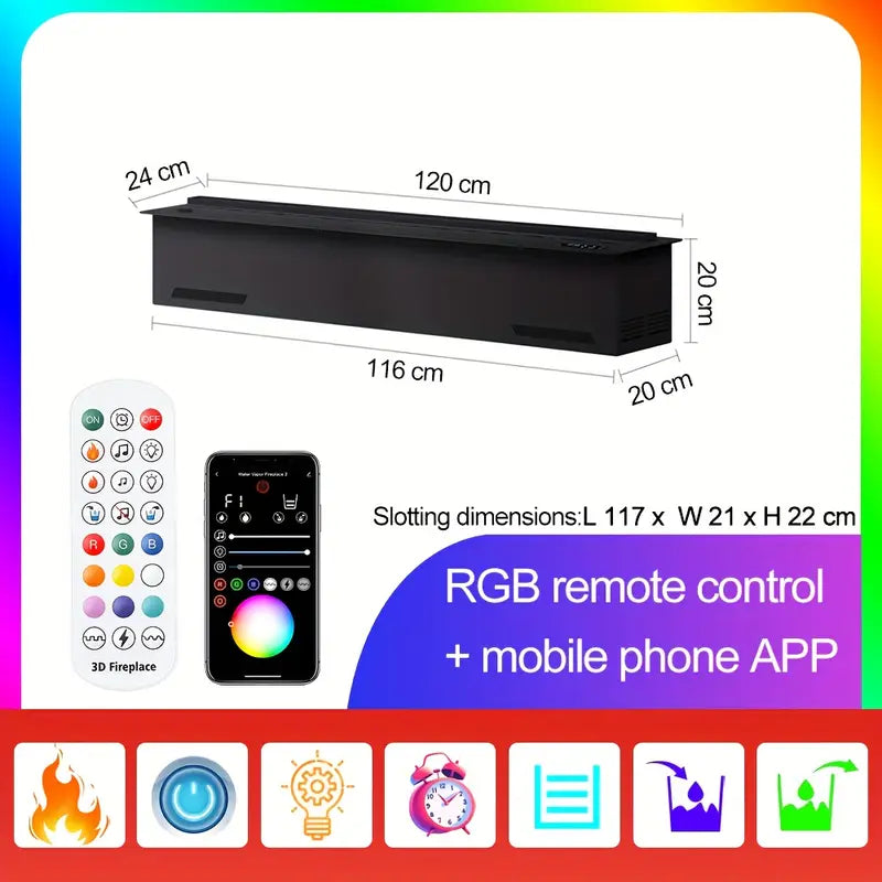 Aflyever CozyGlow Fireplace