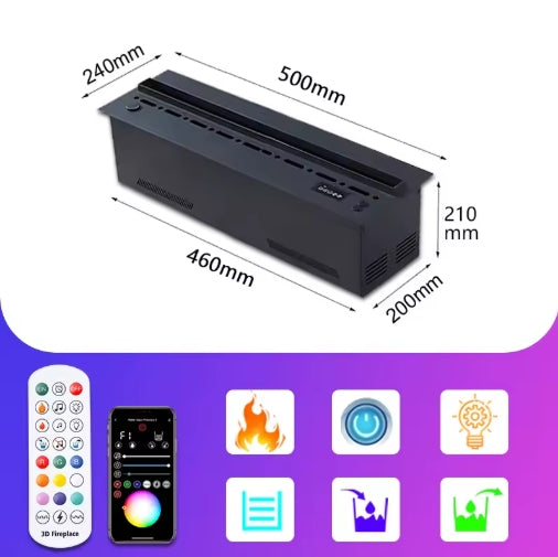 Aflyever CozyGlow Fireplace