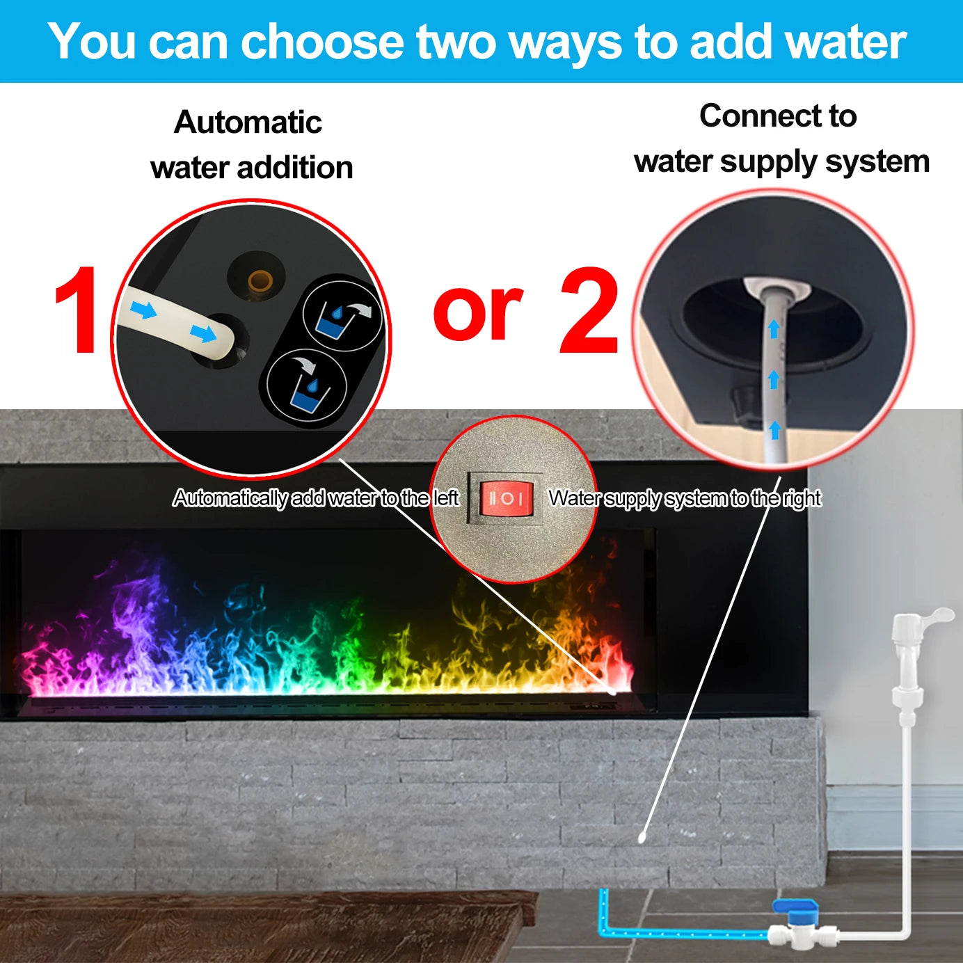 Aflyever CozyGlow Fireplace