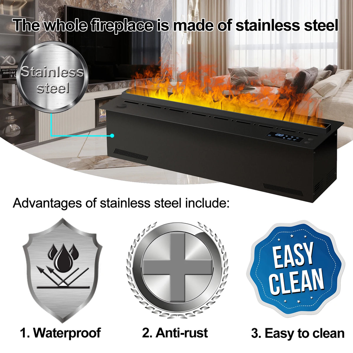 Aflyever CozyGlow Fireplace