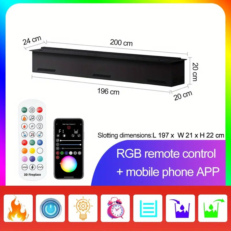 Aflyever CozyGlow Fireplace