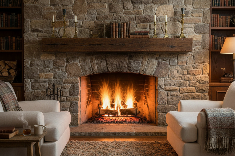 TRADICIONAL FIREPLACE